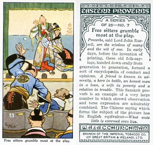 "De frie siddende griner mest over spillet", 1931 (se også 498206)